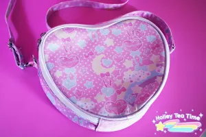 Pastel party pink heart shaped shoulder bag [made to order]