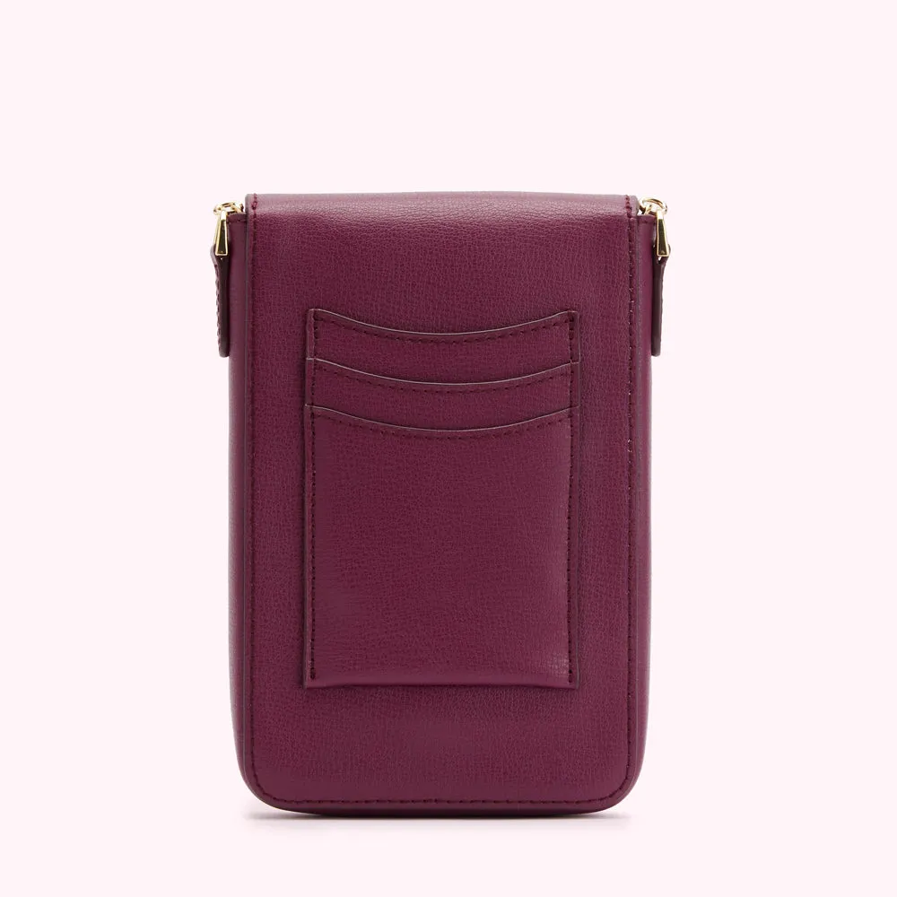 PEONY LEATHER RITA CROSSBODY MINI BAG