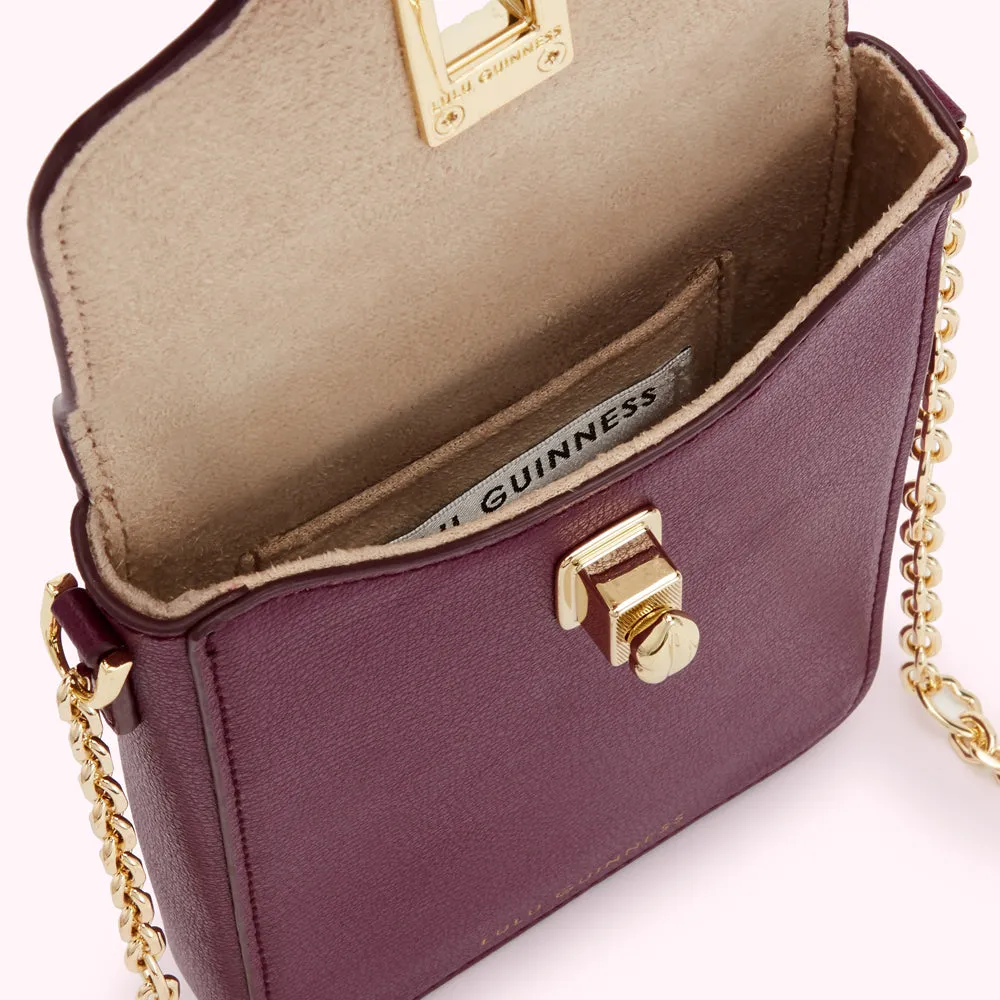 PEONY LEATHER RITA CROSSBODY MINI BAG