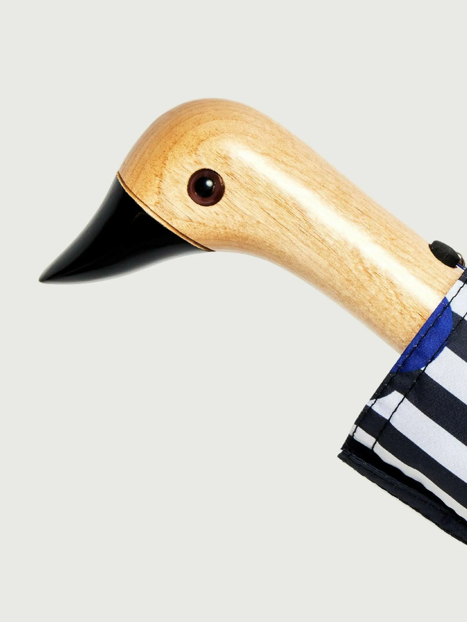 Polkastripe Eco-Friendly Compact Duck Umbrella