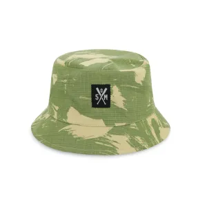 " RETROFUTURE BASIC " Bucket Hat Camo