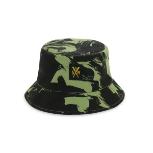 " RETROFUTURE BASIC " Bucket Hat Military Camo