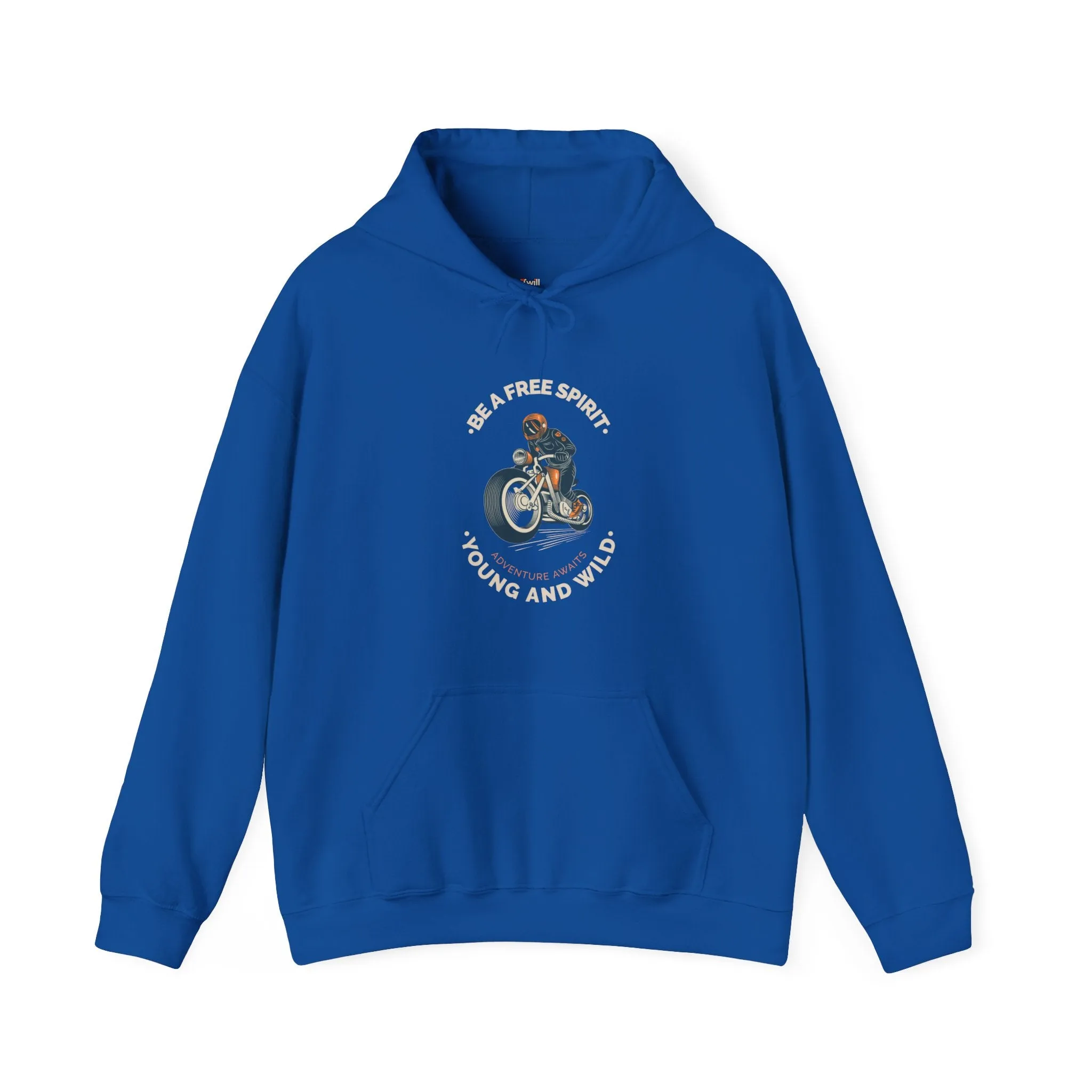 Retro Free Spirit Biker Hoodie