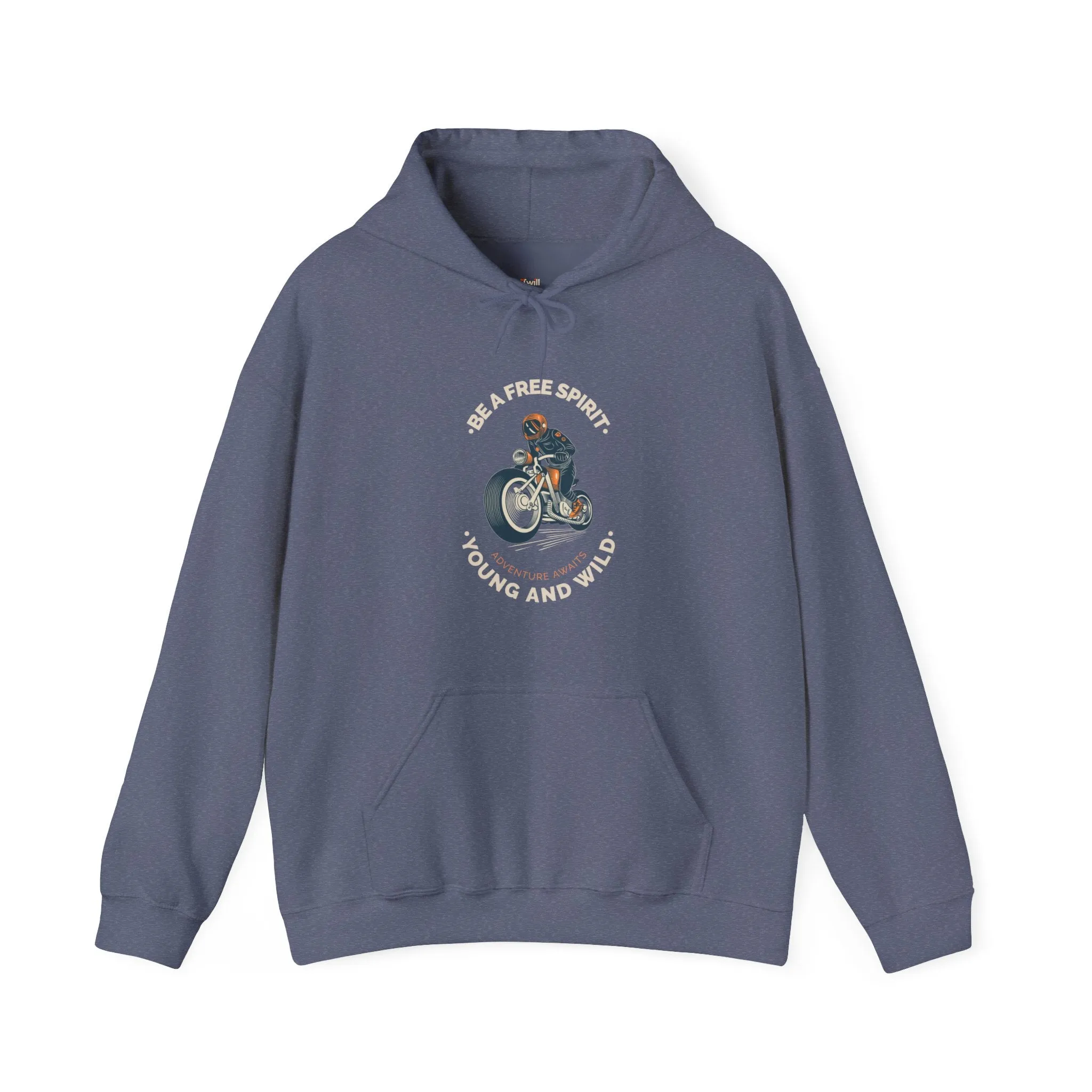 Retro Free Spirit Biker Hoodie