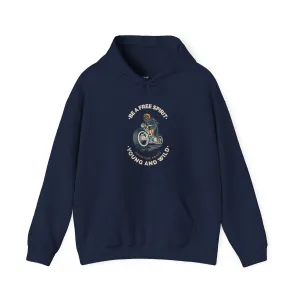 Retro Free Spirit Biker Hoodie