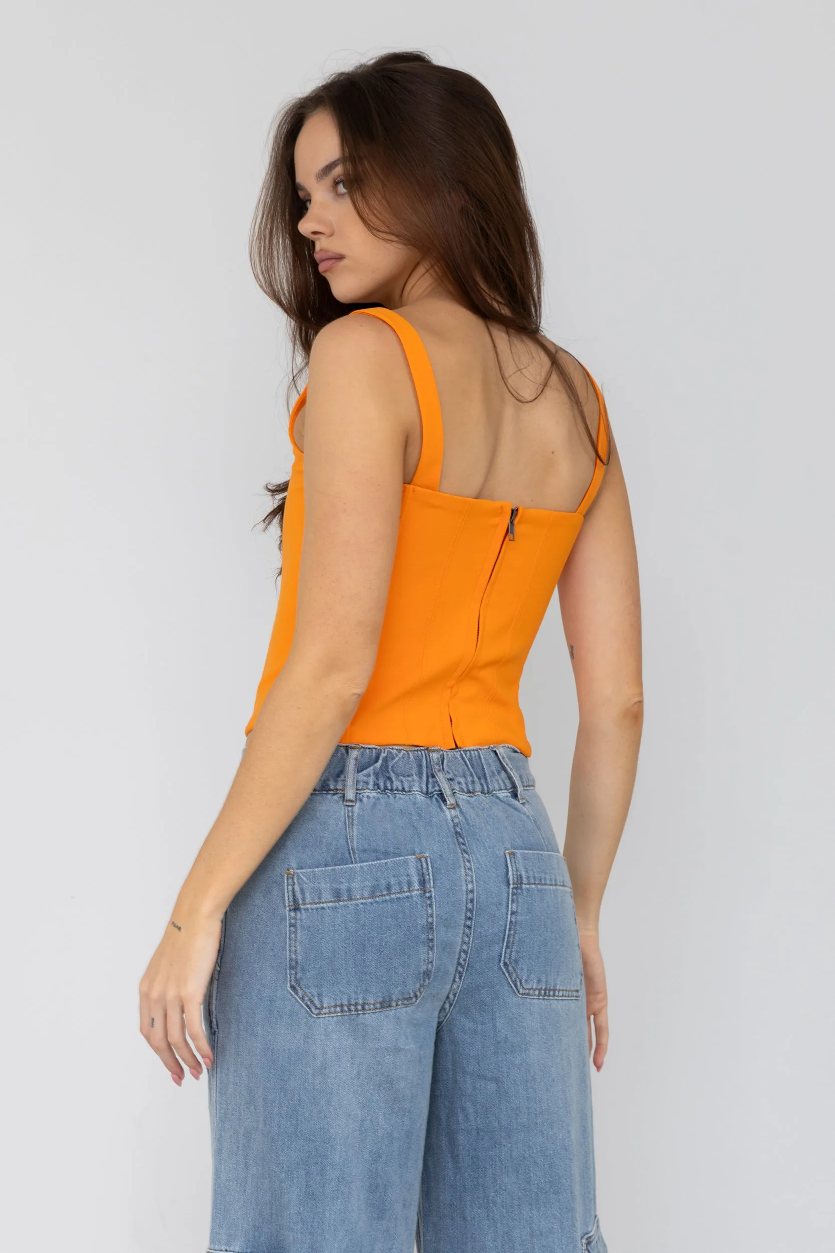 SALE - Lewis Ribbed Cropped Top
