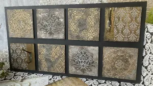 Shabby Chic Elegant Key Hanger Panel