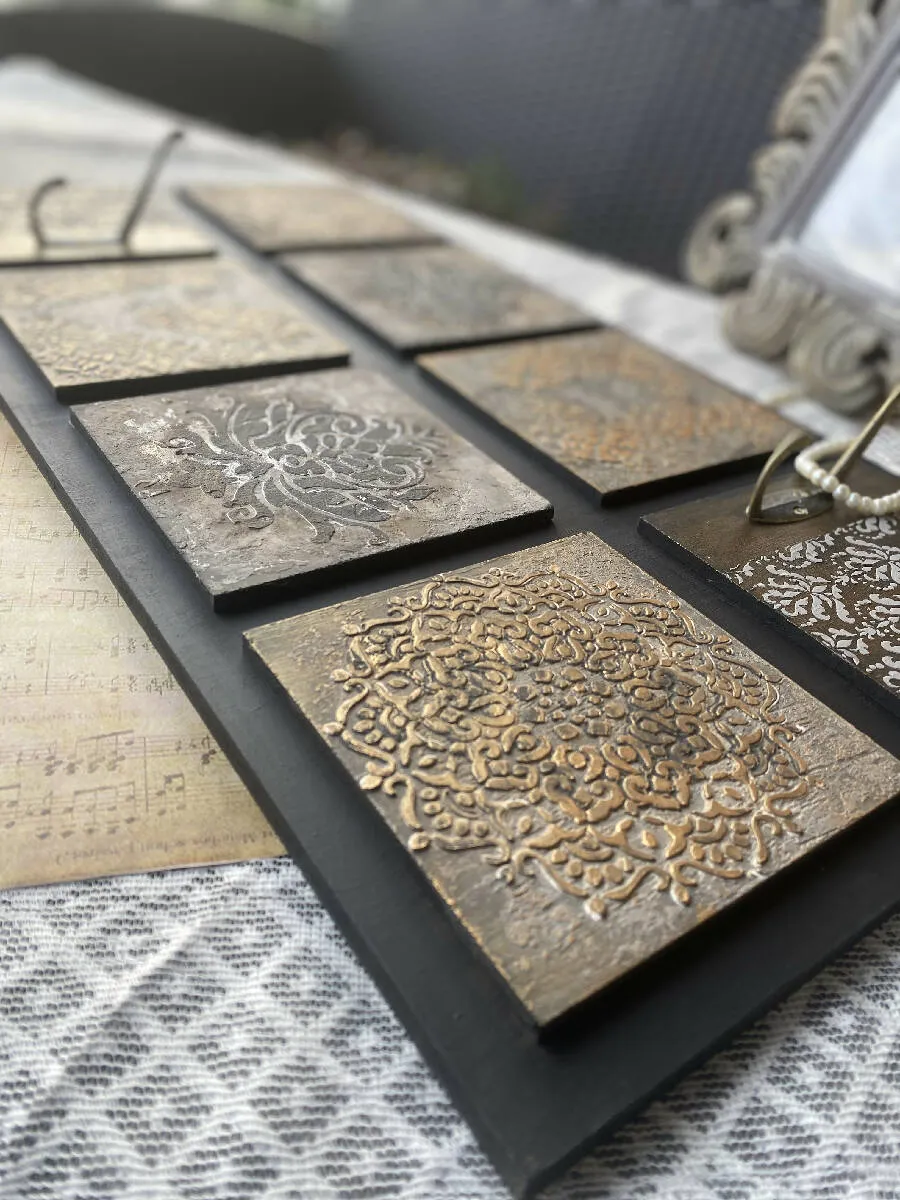 Shabby Chic Elegant Key Hanger Panel