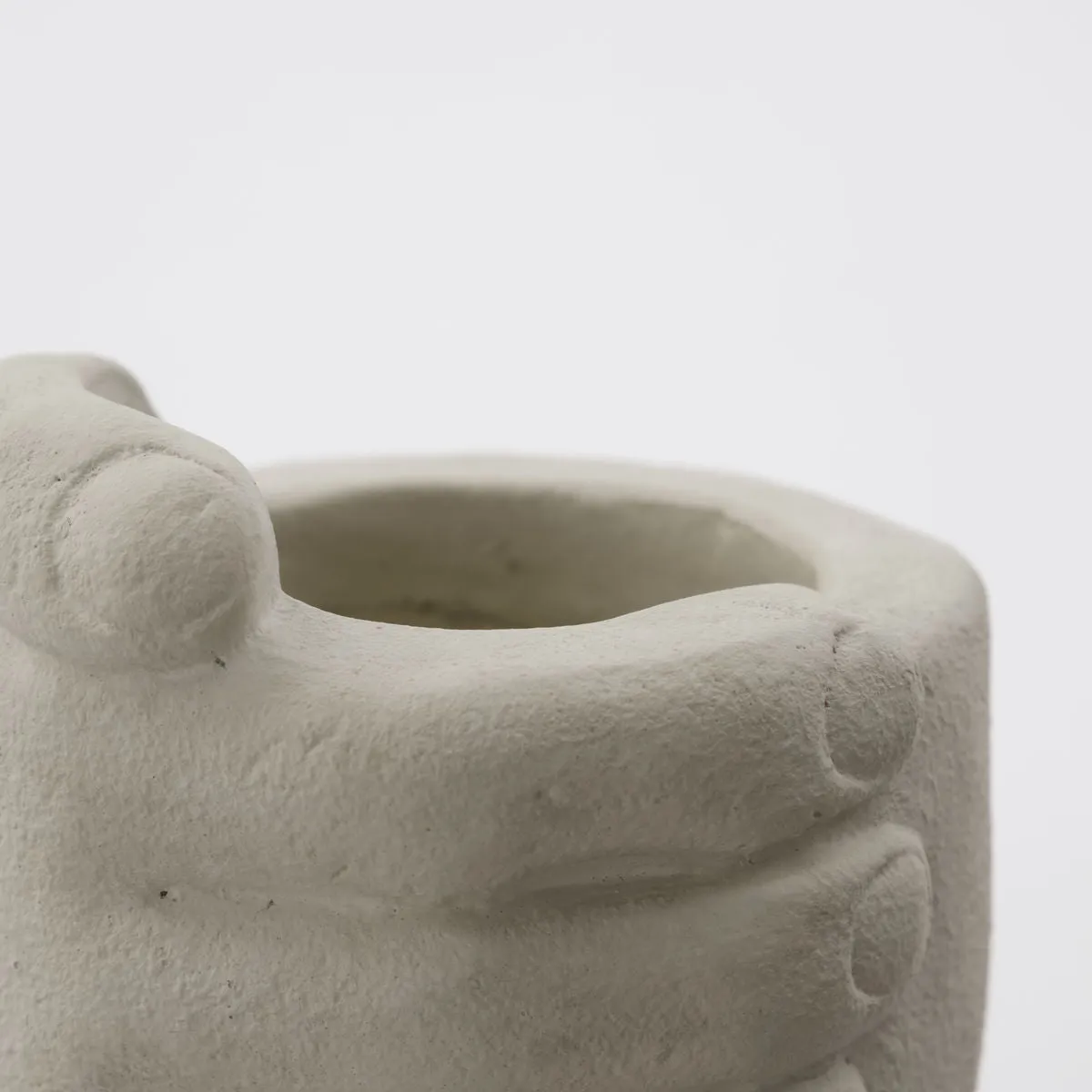 Small Earthenware Hands Storage Pot