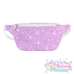 Starry Glitter Pink Fanny Pack Bag [made to order]