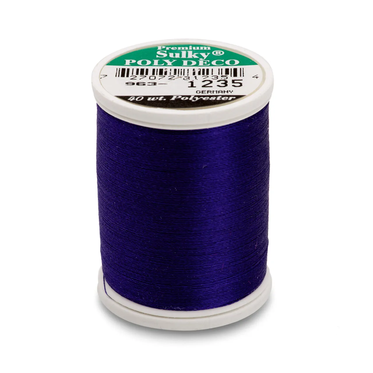 Sulky 40 Wt. Poly Deco Thread - Greens, Blues, Purples