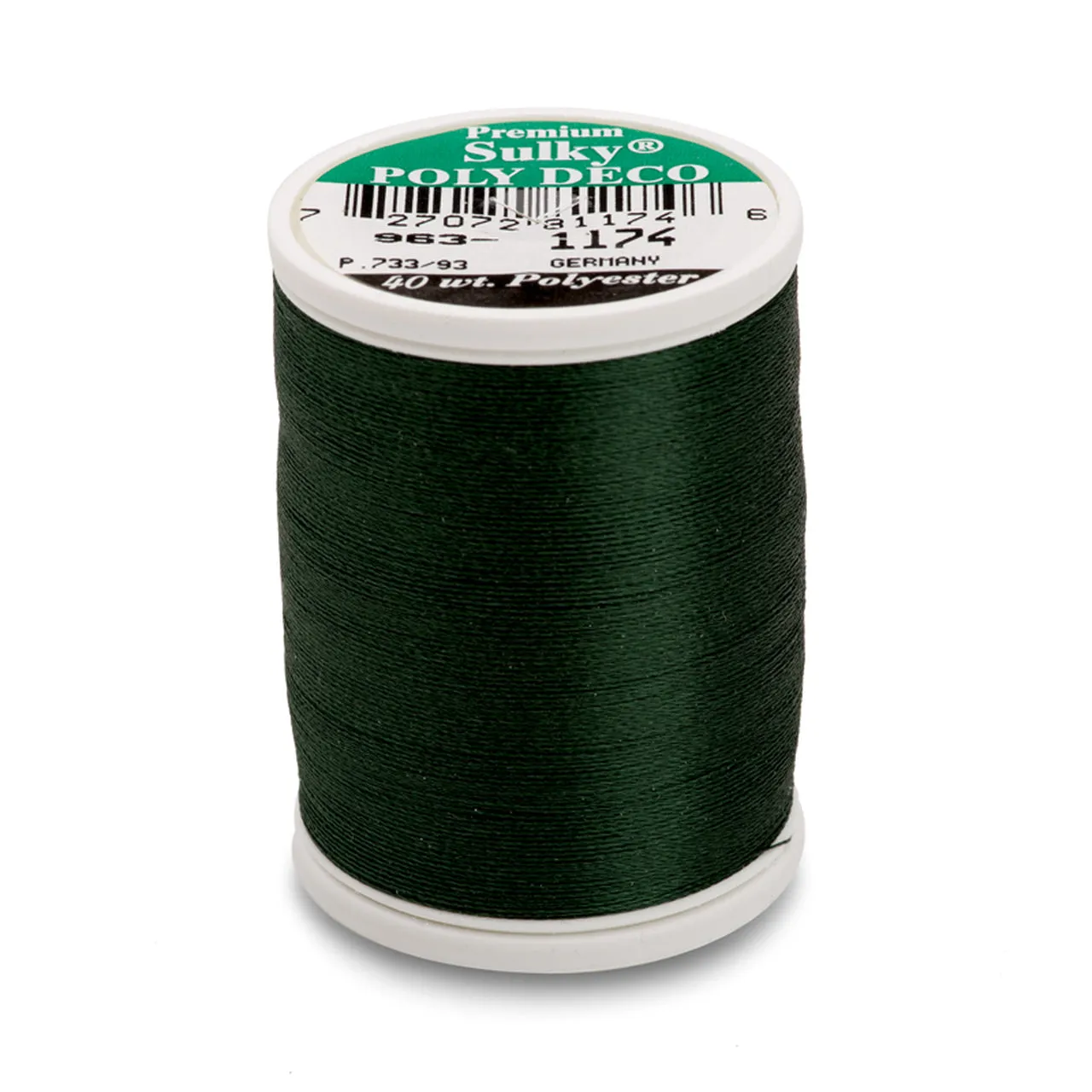 Sulky 40 Wt. Poly Deco Thread - Greens, Blues, Purples