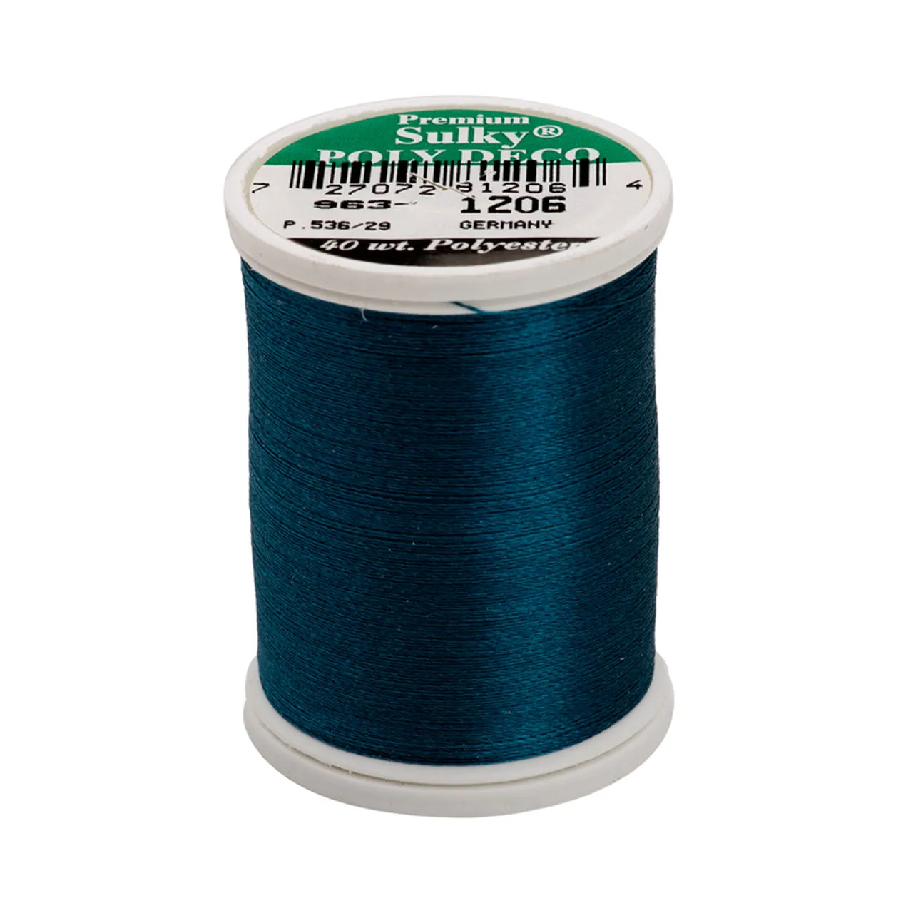 Sulky 40 Wt. Poly Deco Thread - Greens, Blues, Purples
