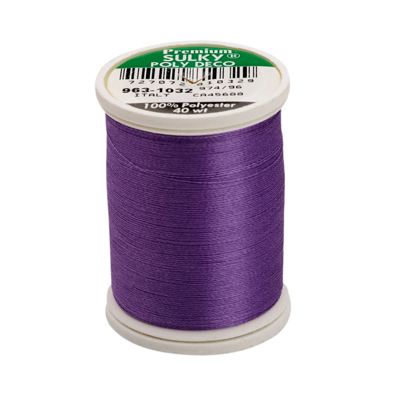 Sulky 40 Wt. Poly Deco Thread - Greens, Blues, Purples
