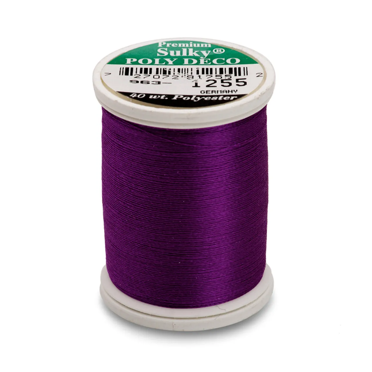 Sulky 40 Wt. Poly Deco Thread - Greens, Blues, Purples