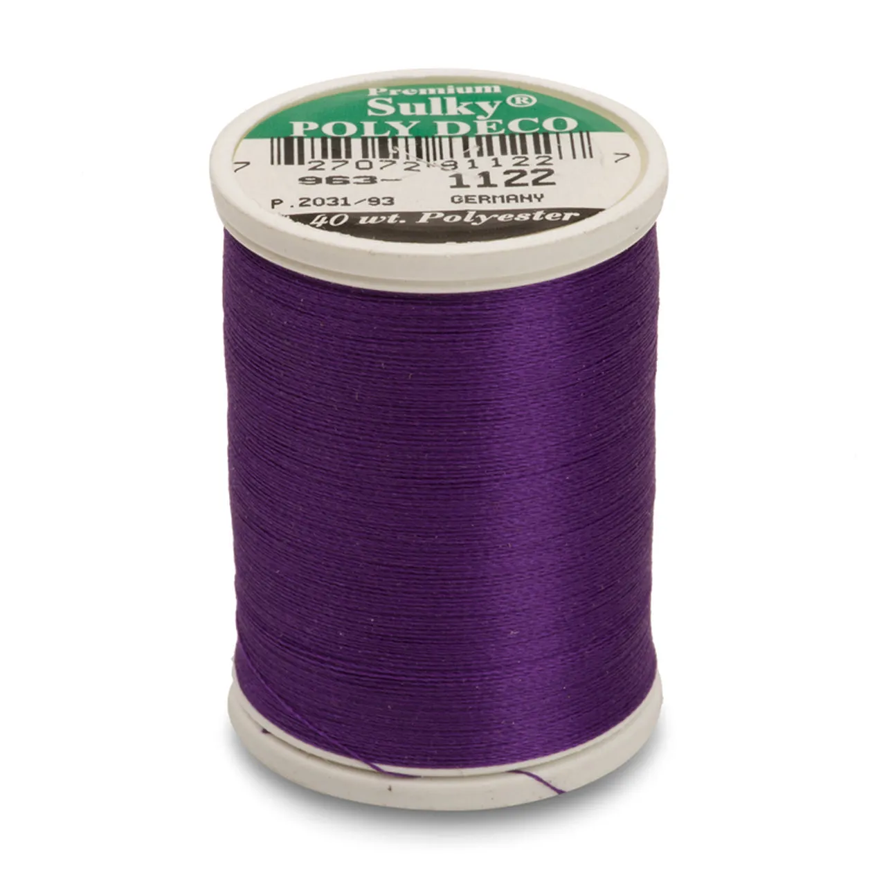 Sulky 40 Wt. Poly Deco Thread - Greens, Blues, Purples