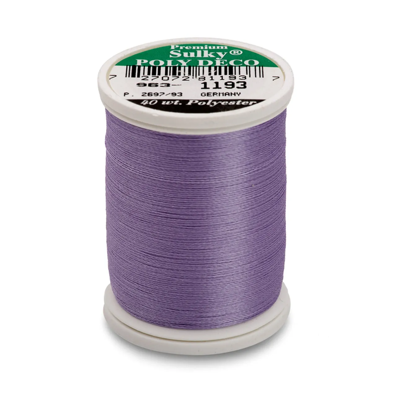 Sulky 40 Wt. Poly Deco Thread - Greens, Blues, Purples