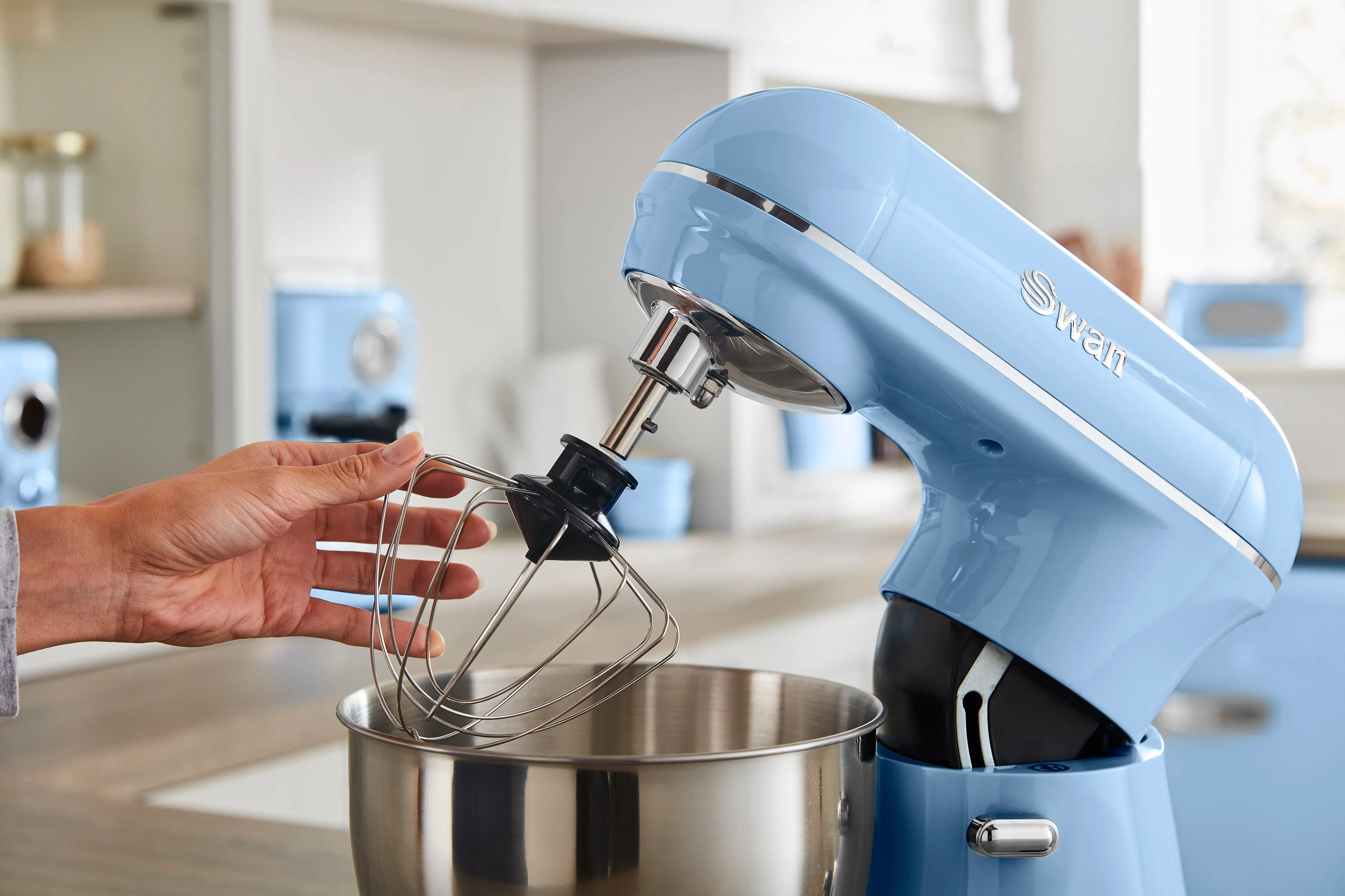 Swan 800W Retro Stand Mixer