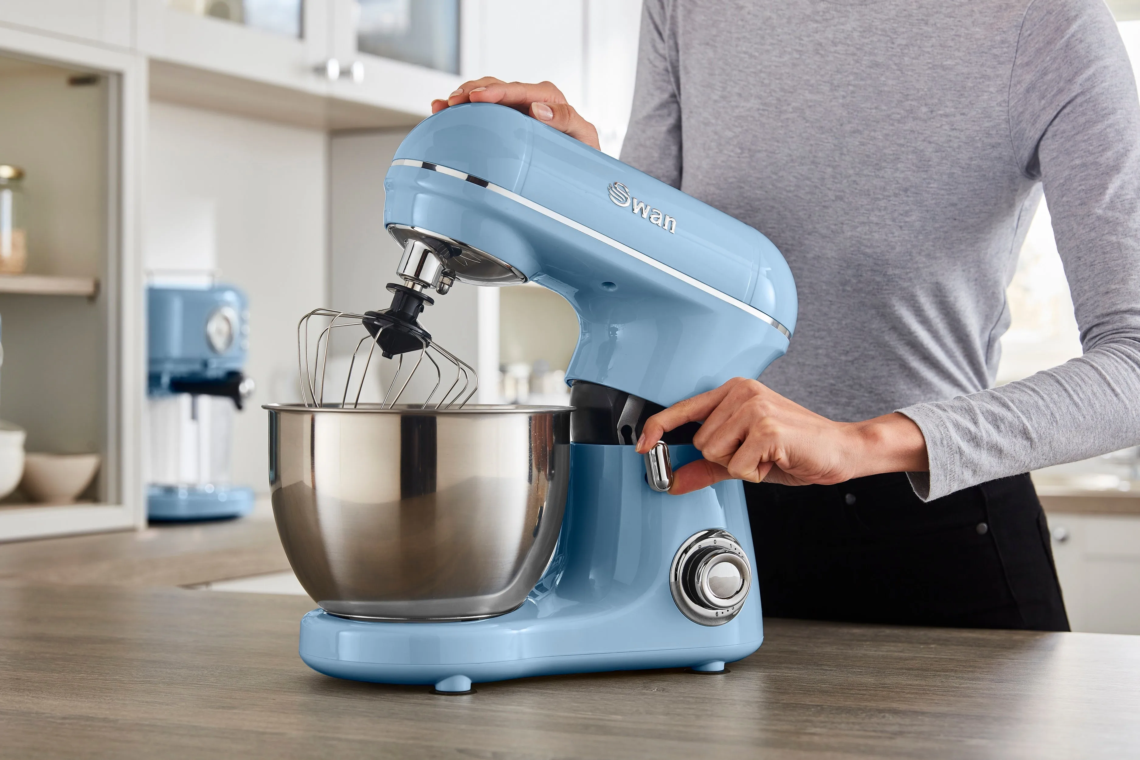 Swan 800W Retro Stand Mixer