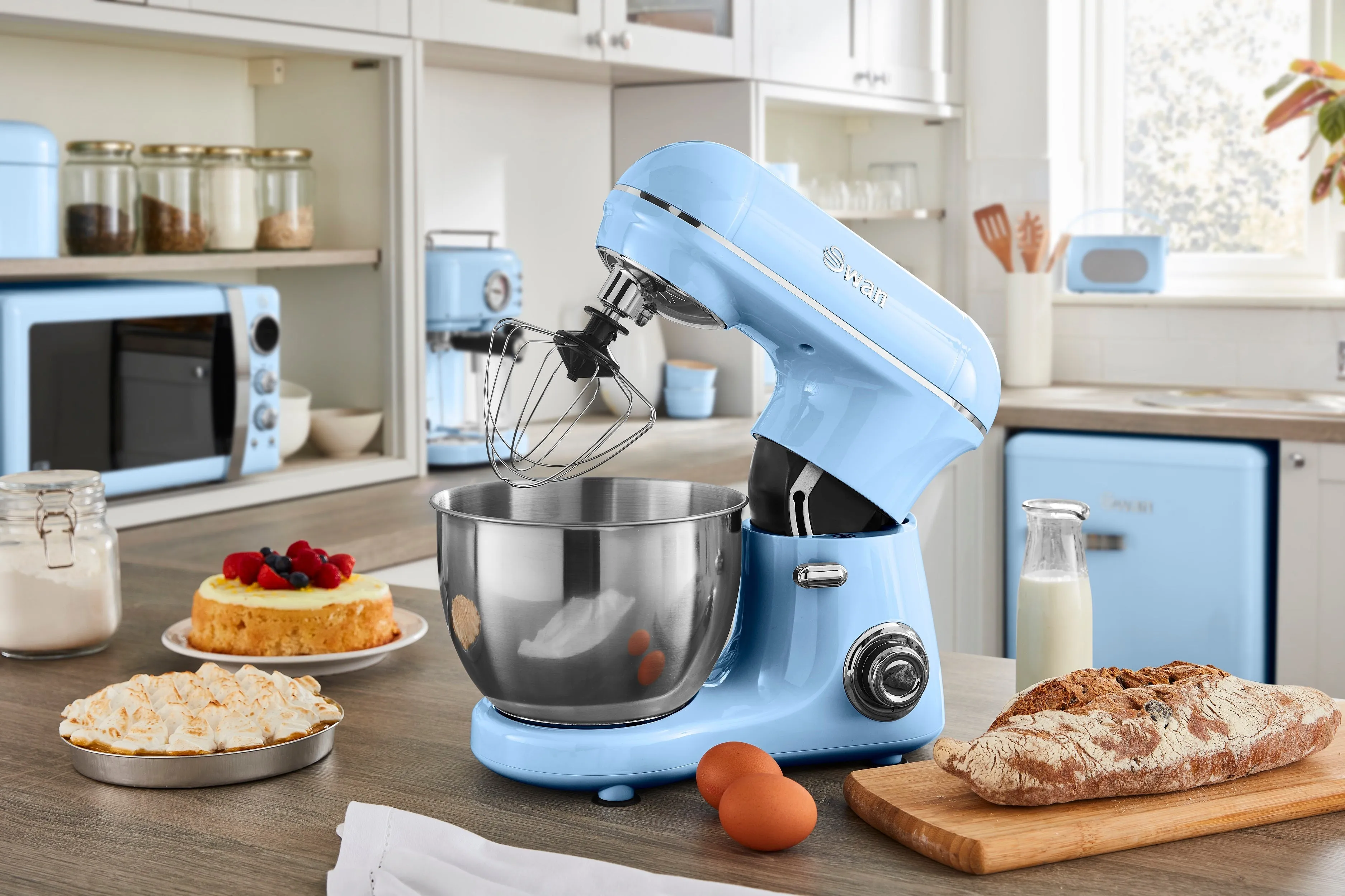 Swan 800W Retro Stand Mixer
