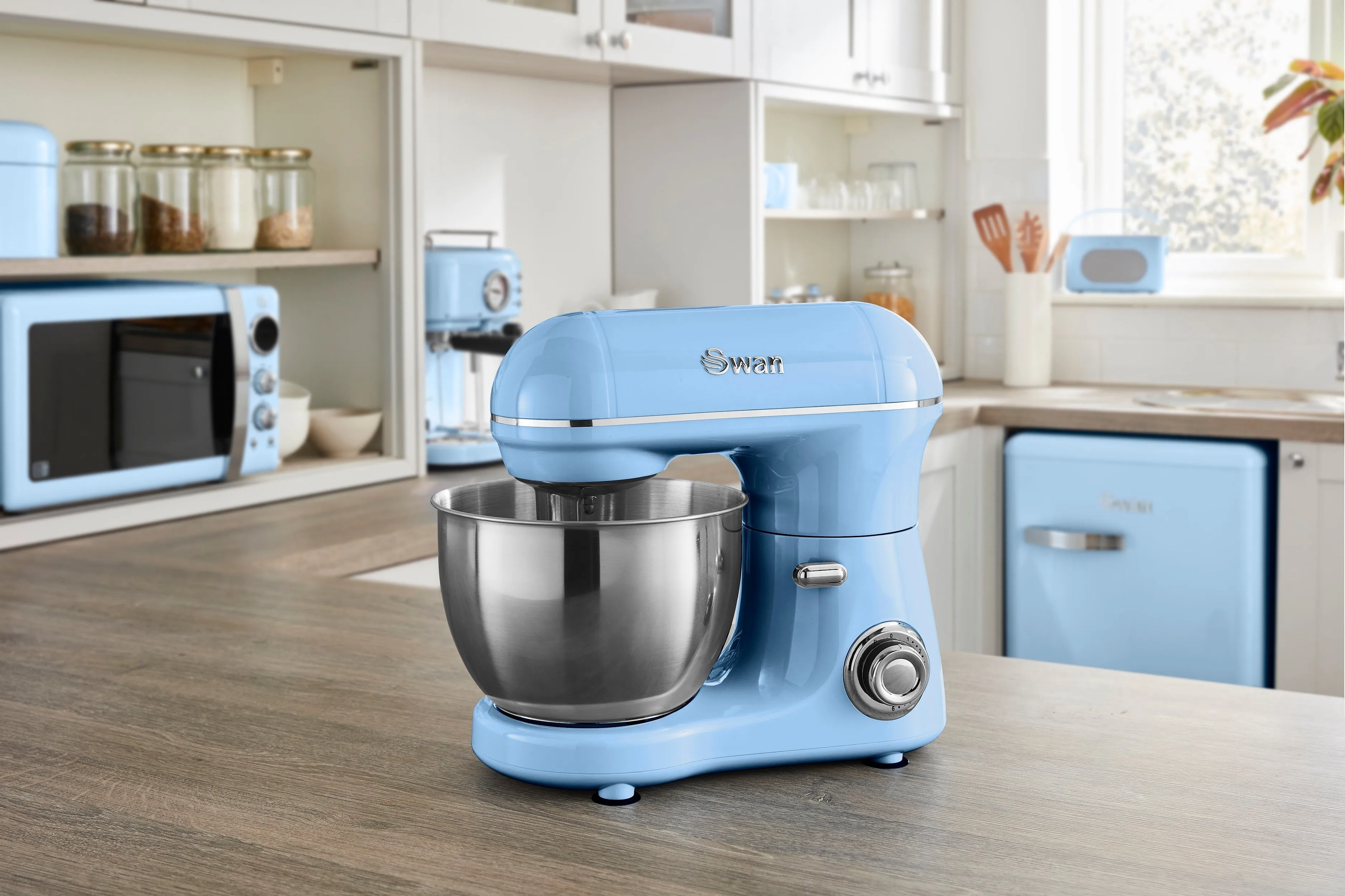 Swan 800W Retro Stand Mixer