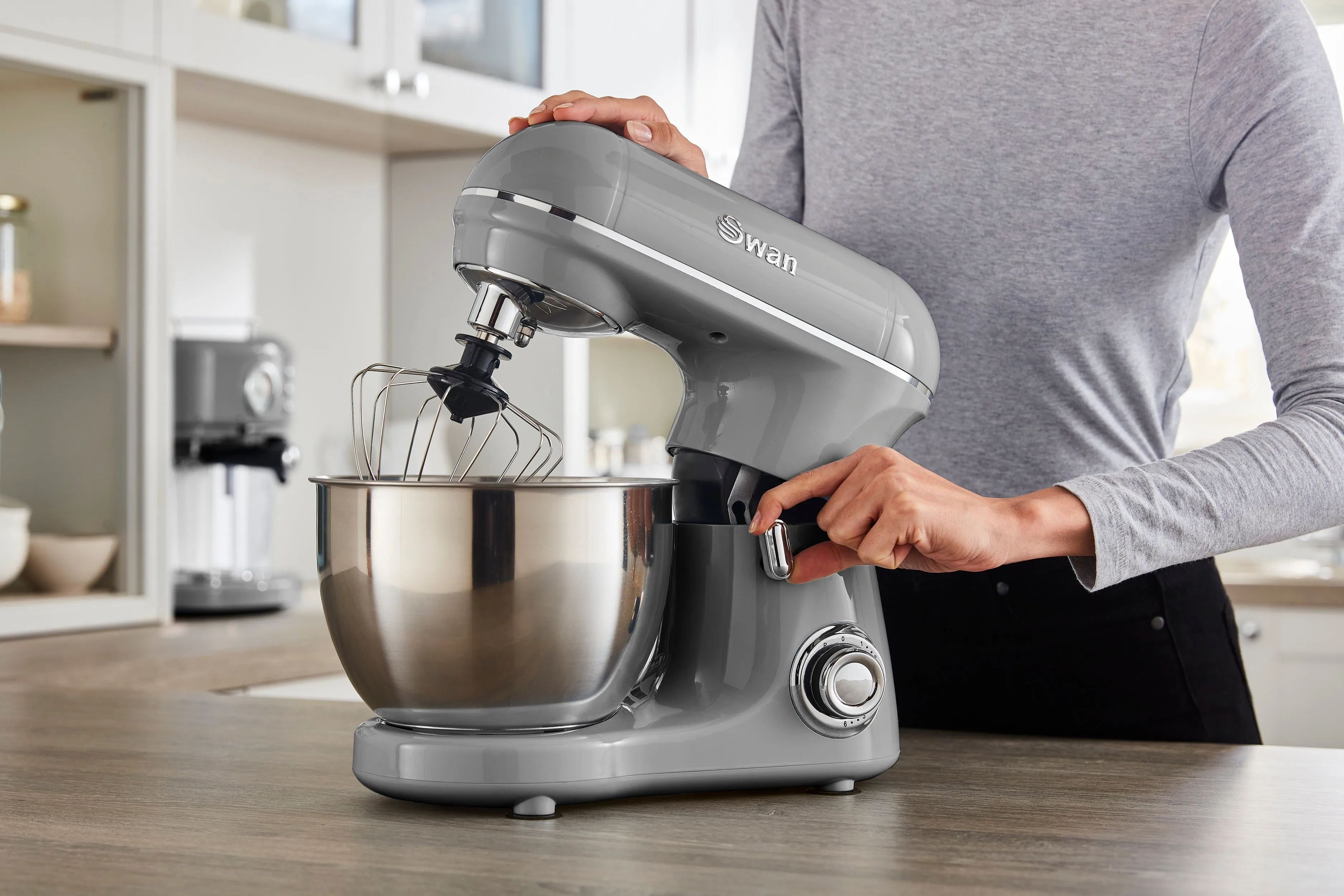 Swan 800W Retro Stand Mixer