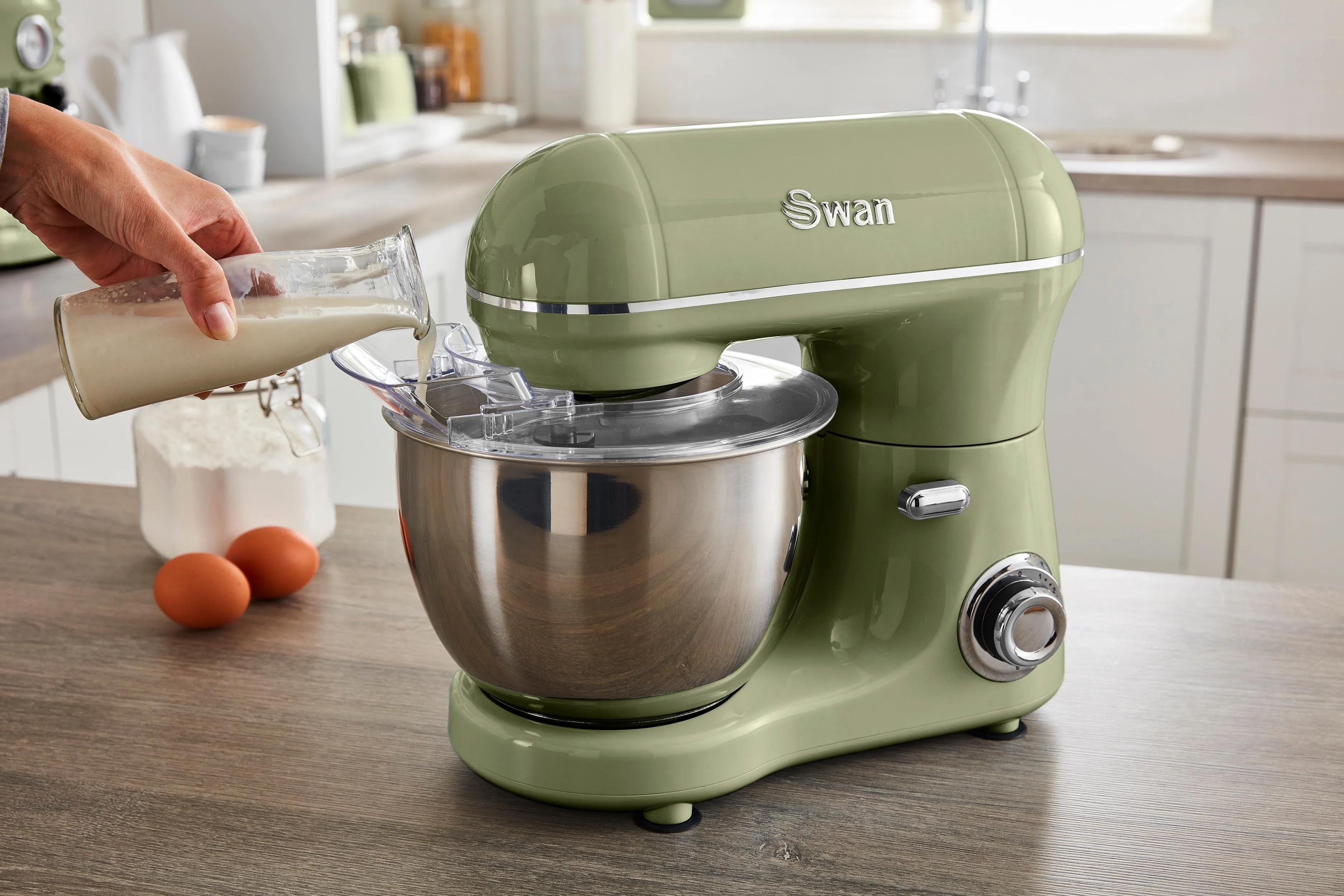 Swan 800W Retro Stand Mixer