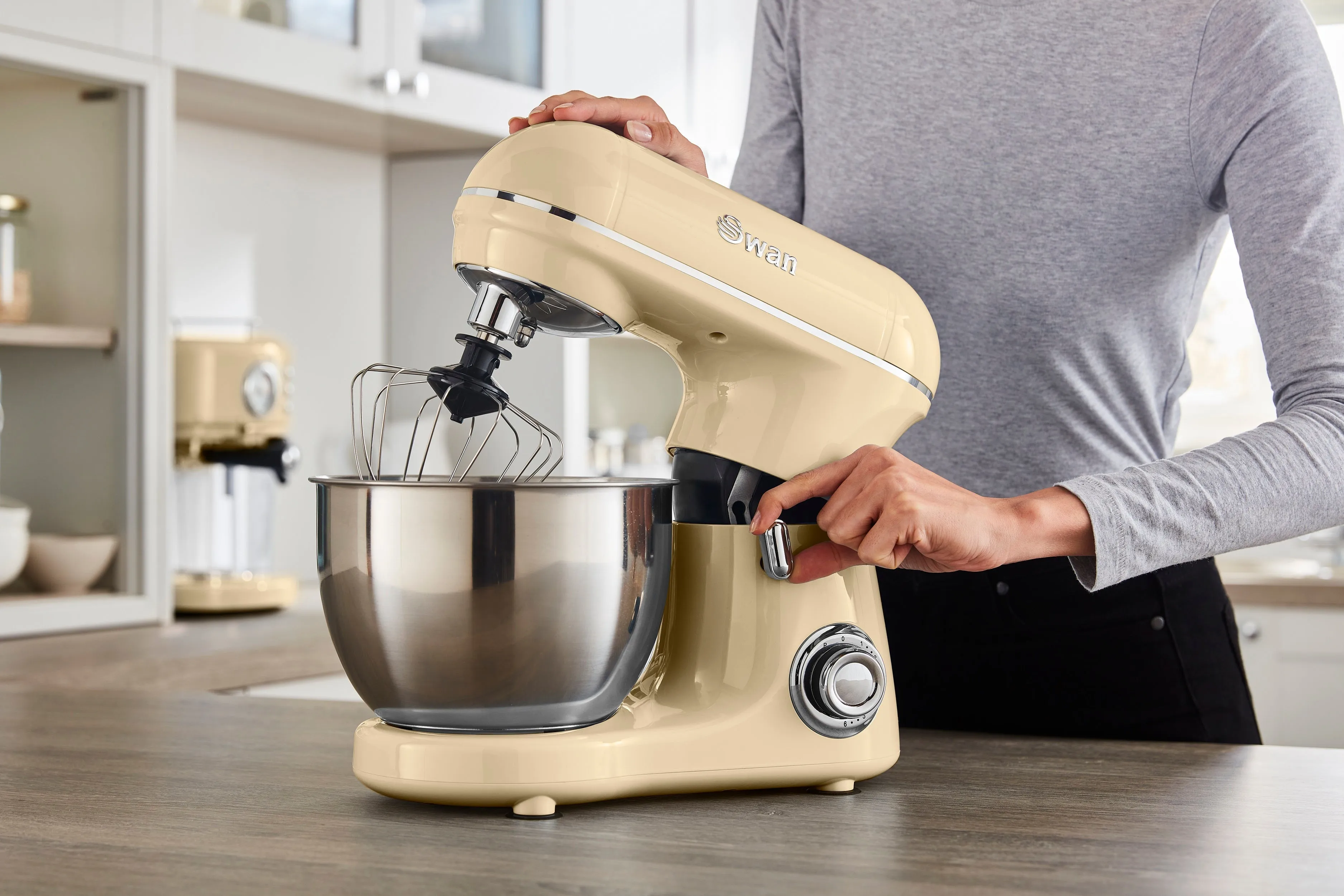 Swan 800W Retro Stand Mixer