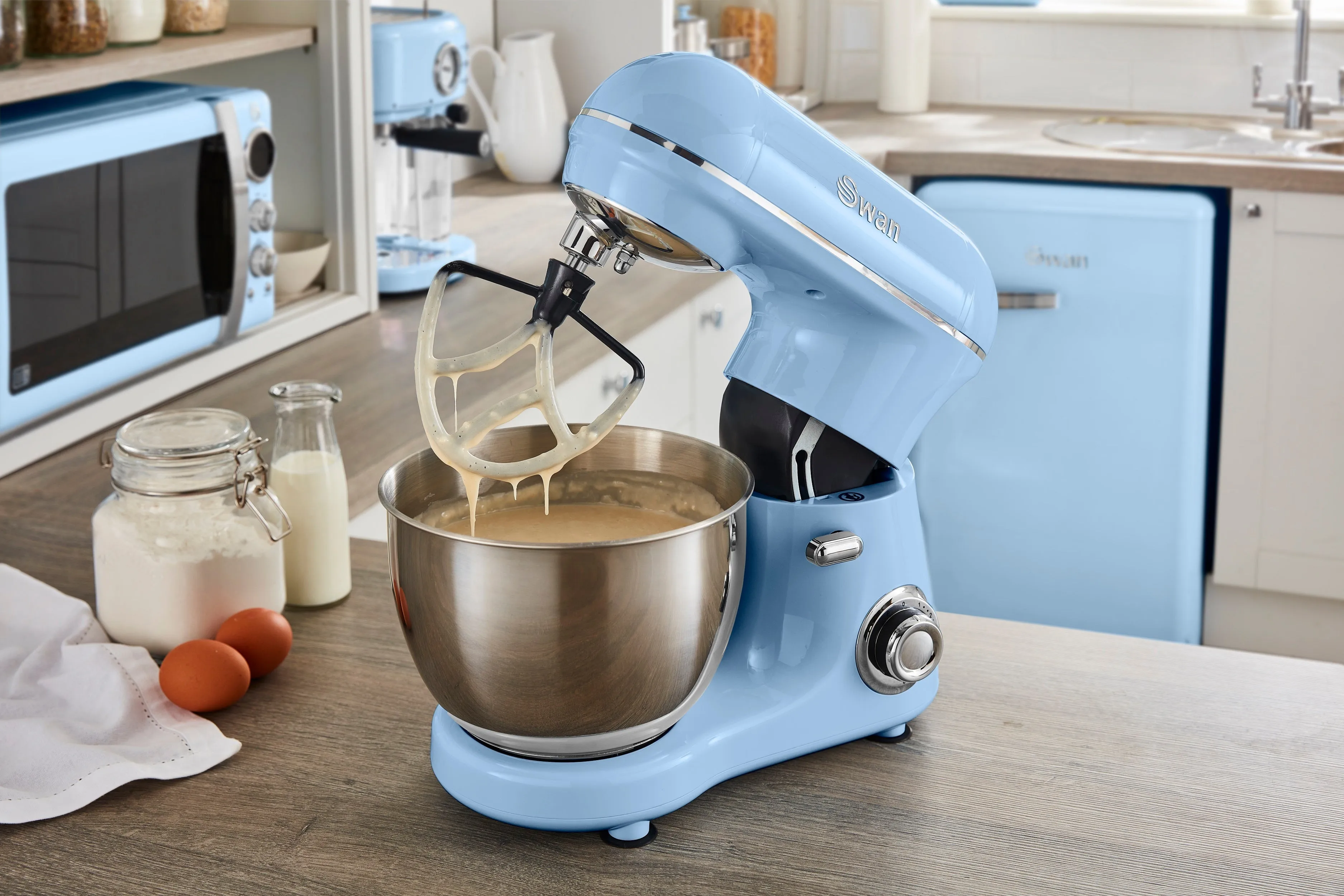 Swan 800W Retro Stand Mixer