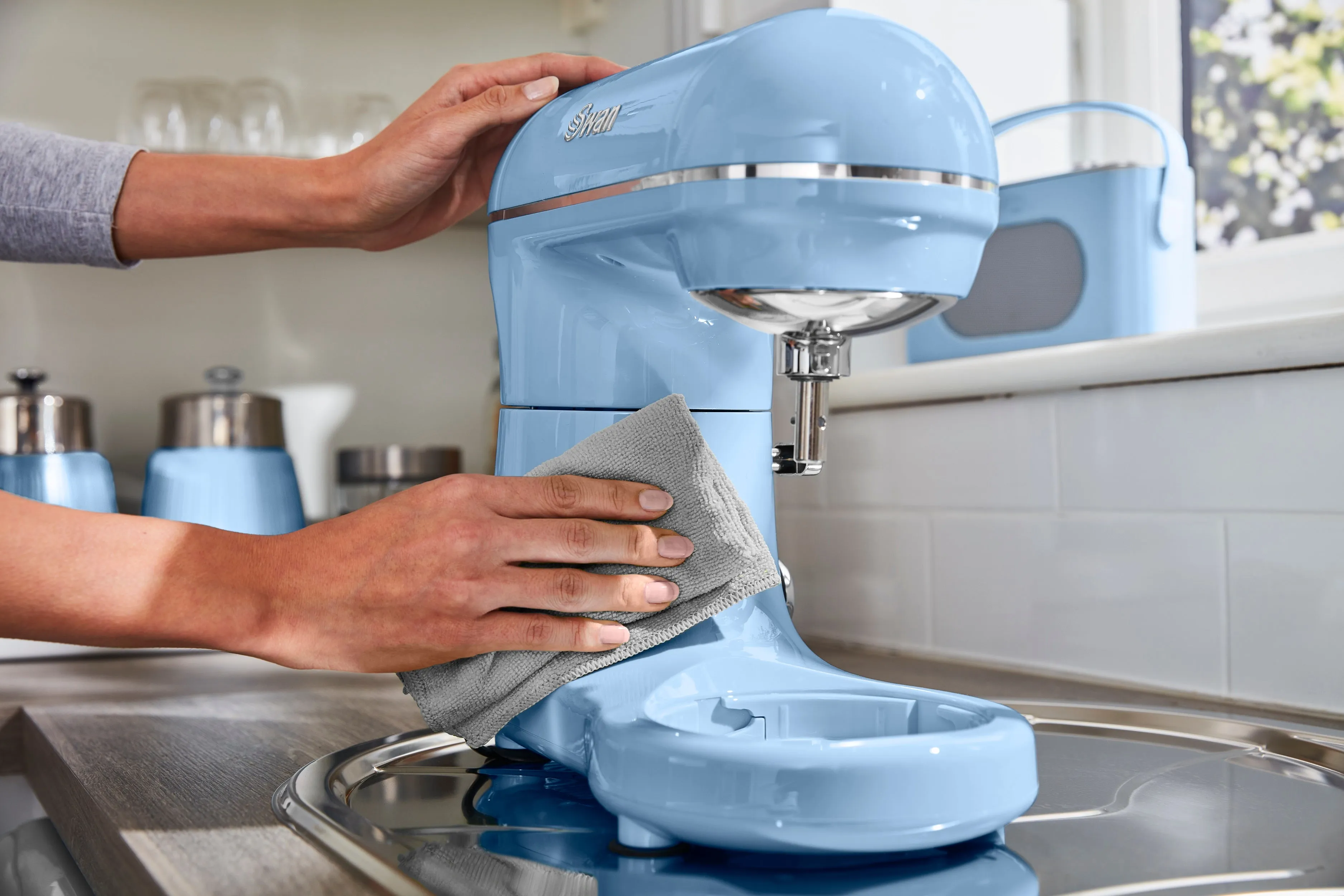 Swan 800W Retro Stand Mixer