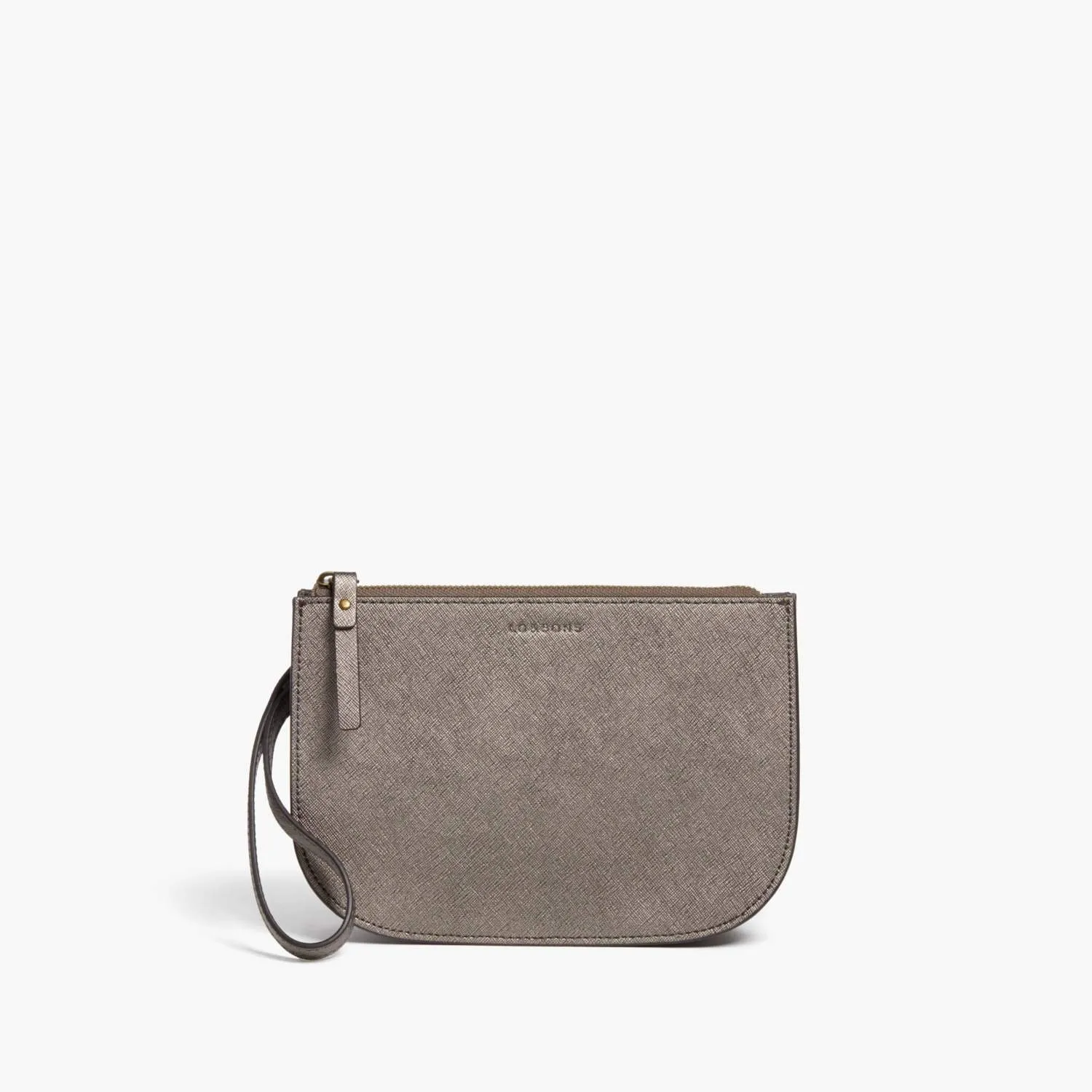 The Waverley 2 - Saffiano Leather - Graphite / Brass / Grey