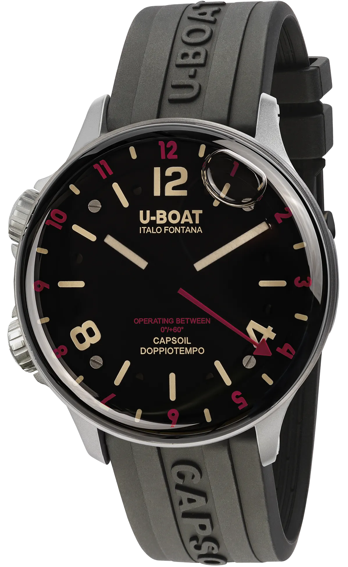 UB Watch Capsoil Doppiotempo 45 SS Red IndICs