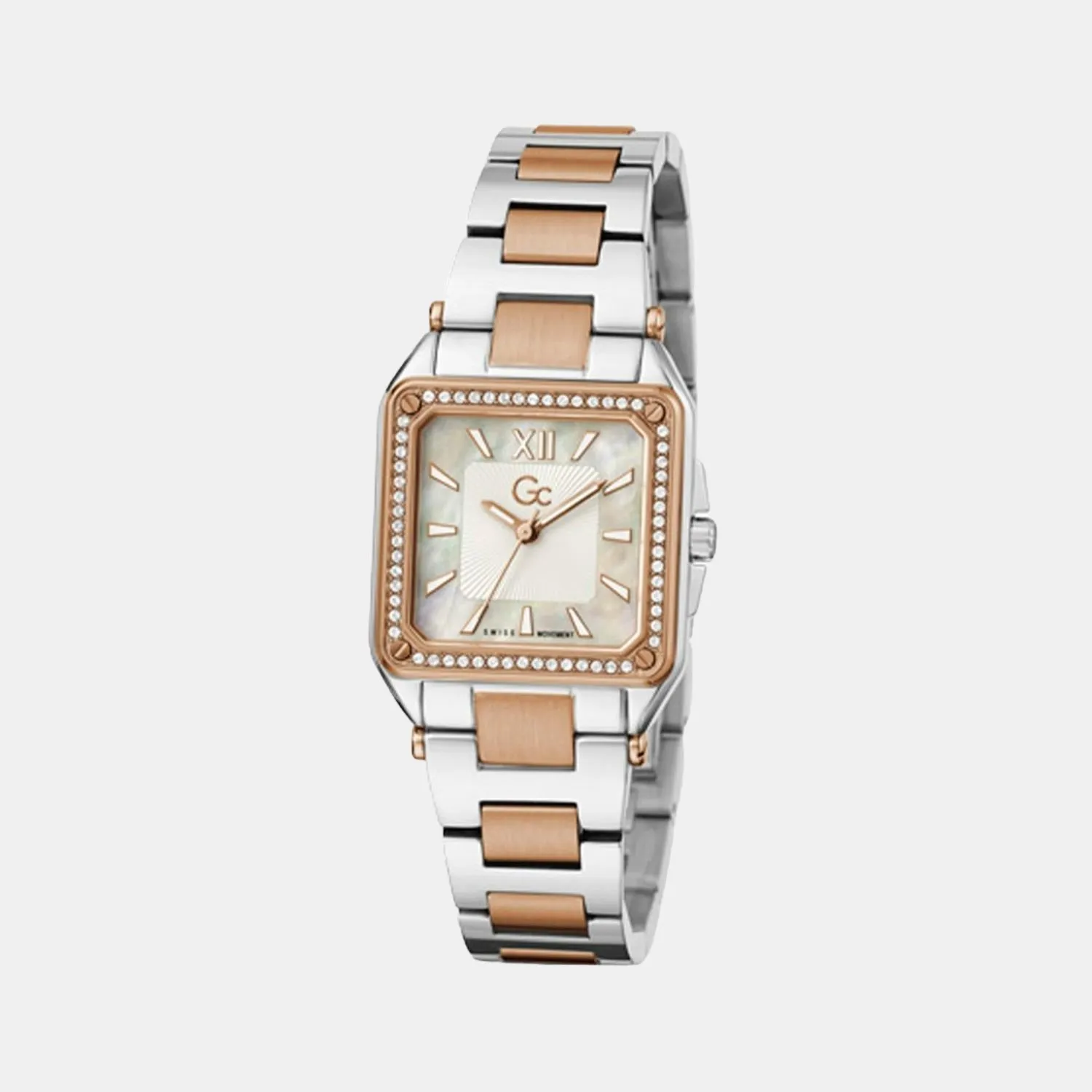 Women White Analog Stainless Steel Watch Y85002L1MF