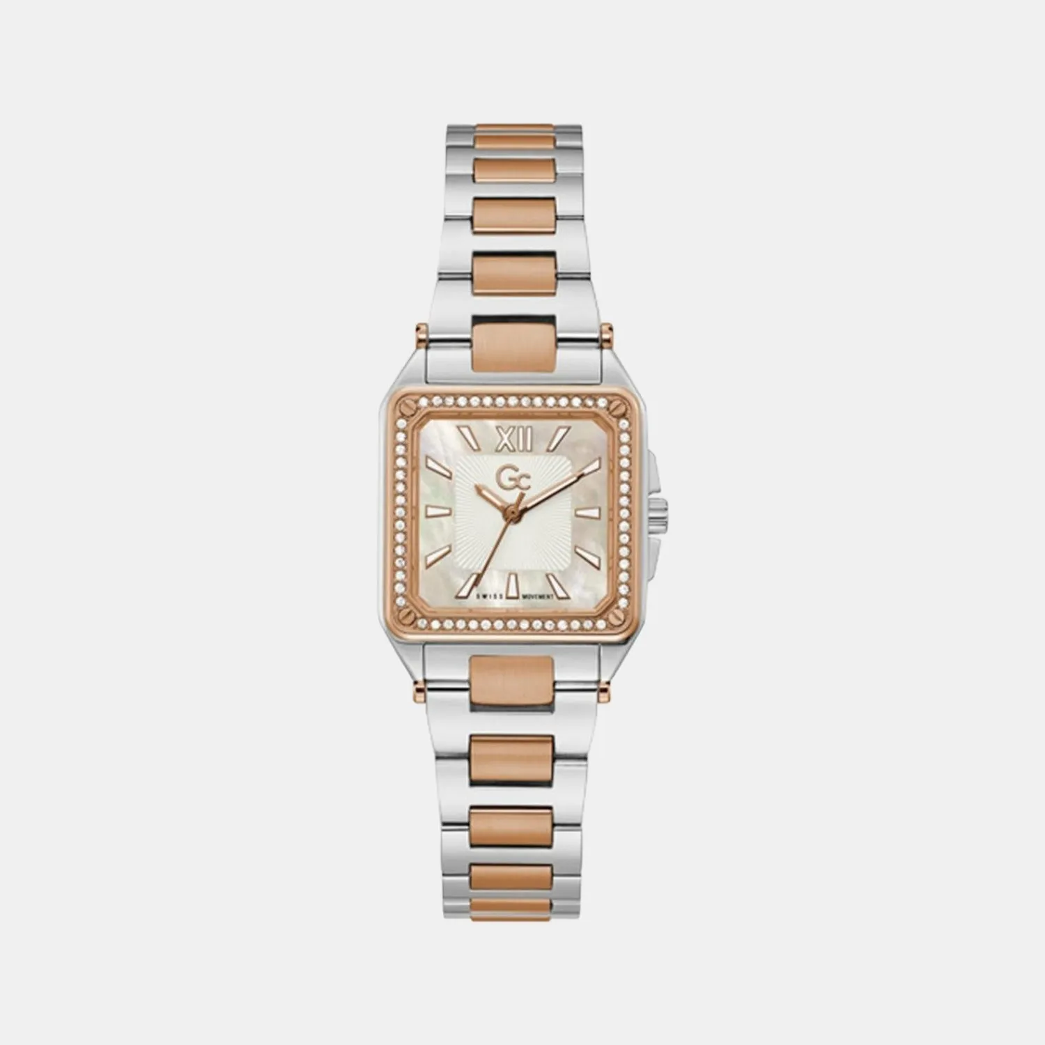 Women White Analog Stainless Steel Watch Y85002L1MF