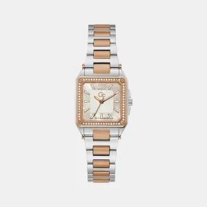 Women White Analog Stainless Steel Watch Y85002L1MF